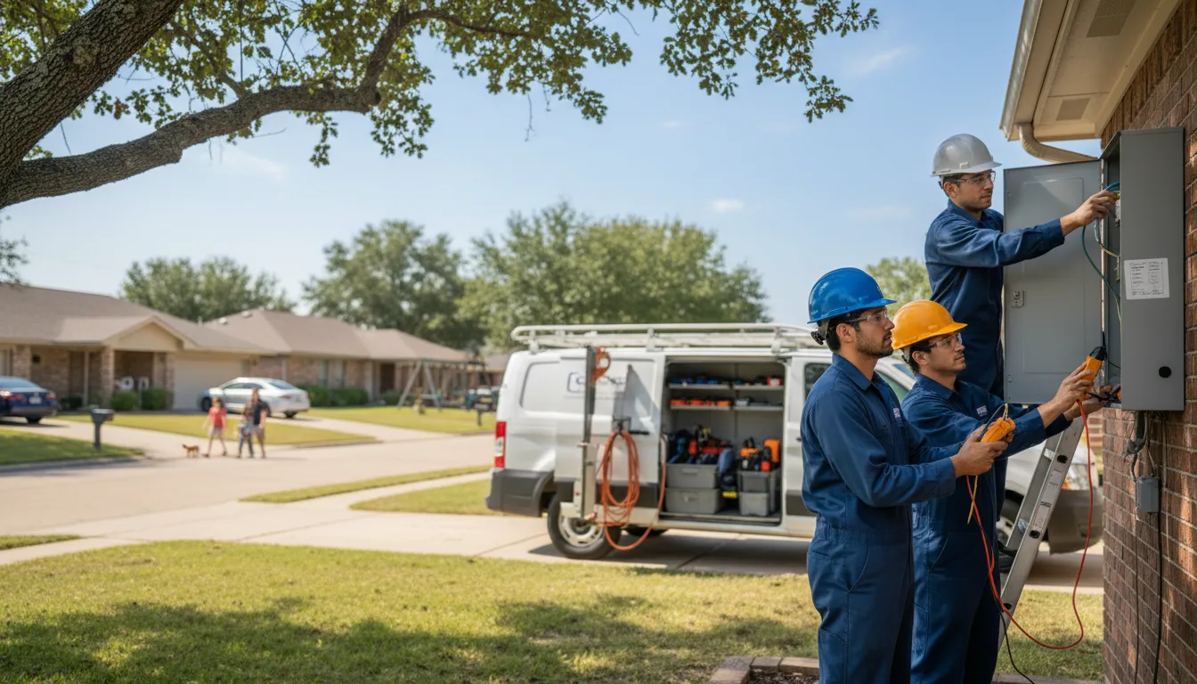 Certified electrician providing emergency electrical services in Kingston, AR